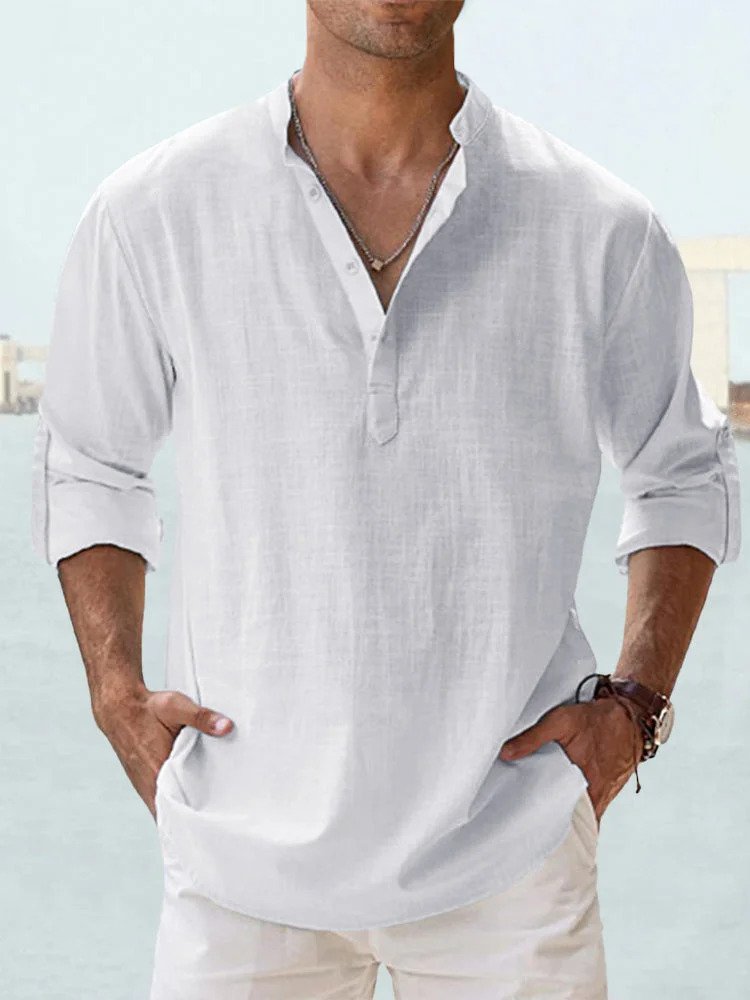 Marcatino™ | Casual Lange Mouwen Herenoverhemd