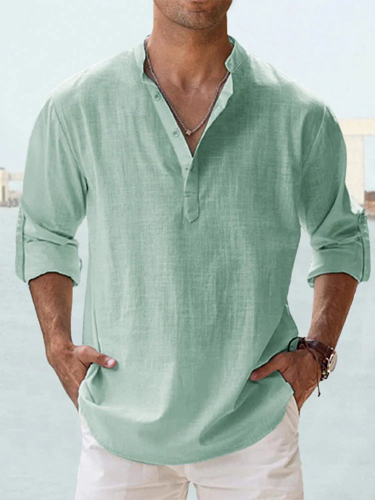 Marcatino™ | Casual Lange Mouwen Herenoverhemd