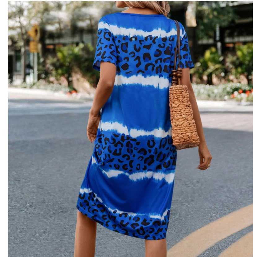 Marcatino™ LeopardDress: Dames Luipaard Print Jurk