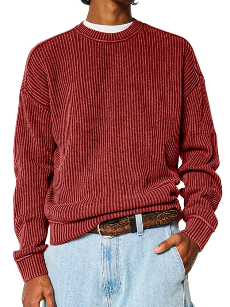 Marcatino™ | Heren Sweater Met Veelzijdige Ronde Hals