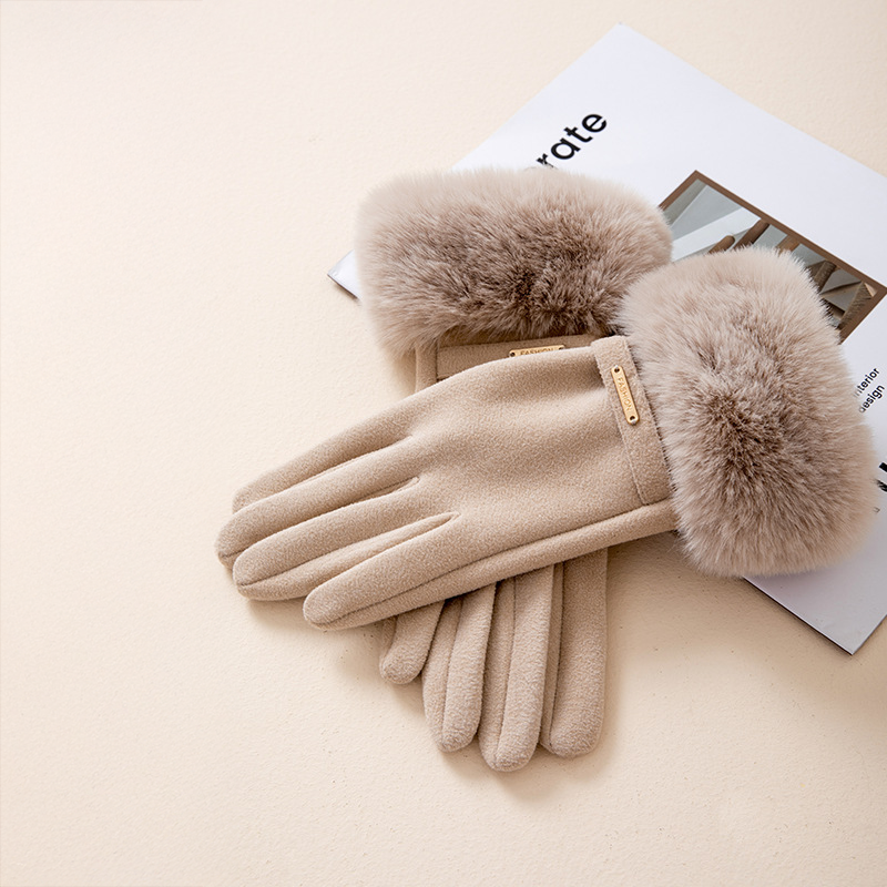 Marcatino™ | Winter Elegante Fluwelen Verdikte Dameshandschoenen