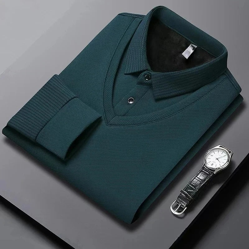 Marcatino™ | Elegantie Poloshirt Met Lange Mouwen