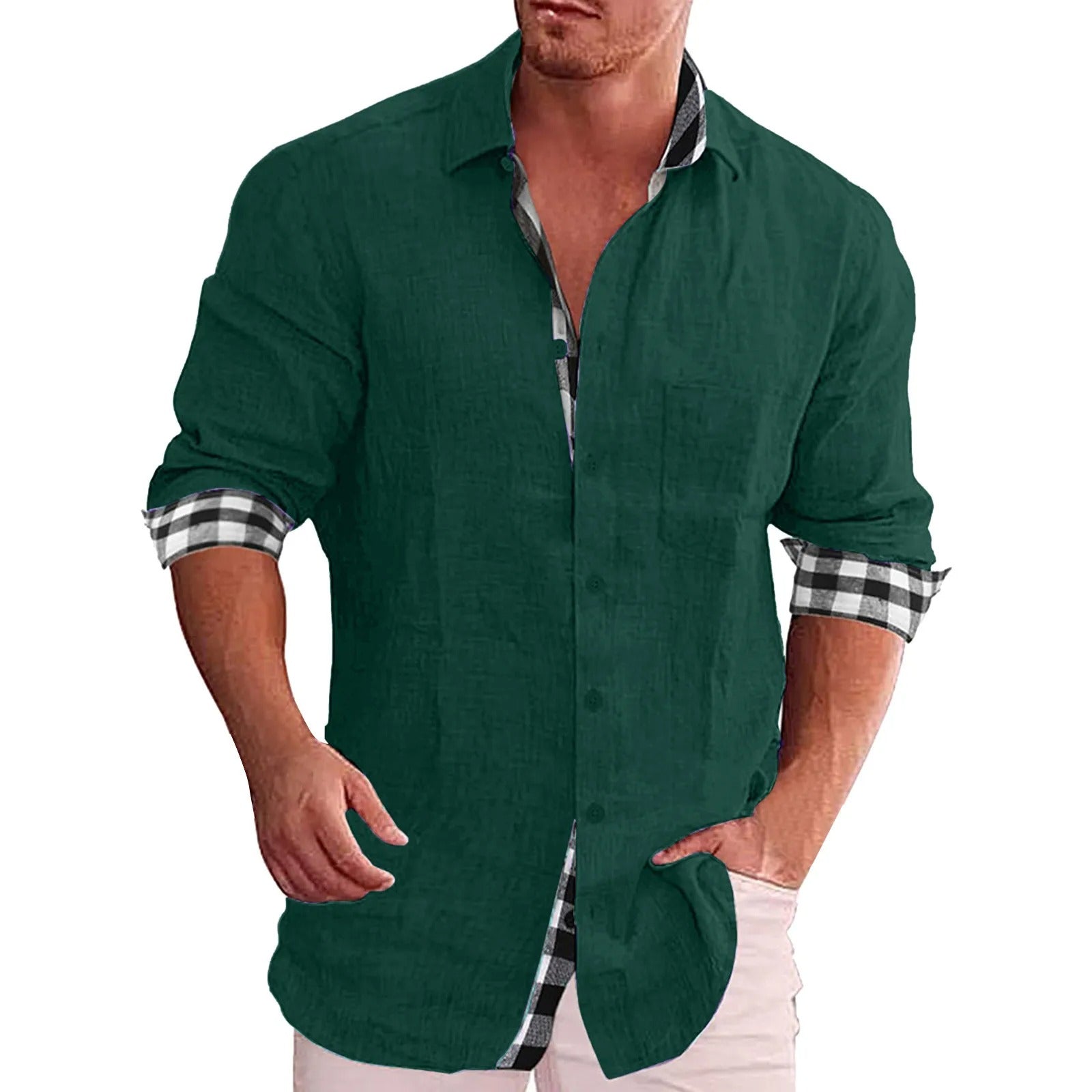 Marcatino™ | Lange Mouwen Casual Hippie Poloshirts