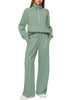 Marcatino™ | Dames Effen Katoenen Tweedelige Rits Set