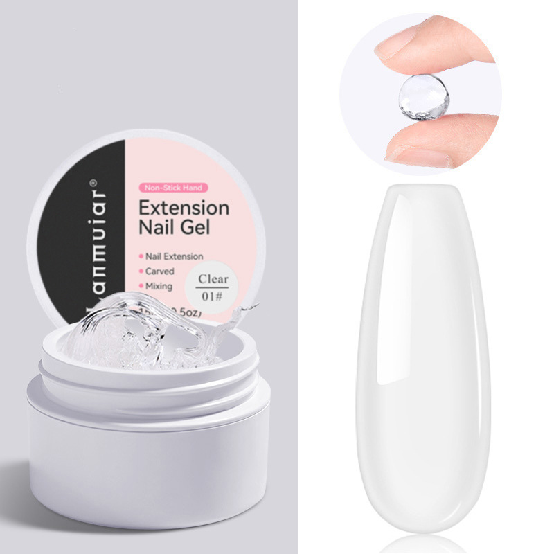 NailGel 1+1 GRATIS - 3 In 1 Clear Nagelverharder En Verlengingsgel