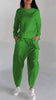 Marcatino™ Casual Ronde Hals Lang Mouw Tweedelig Kostuum