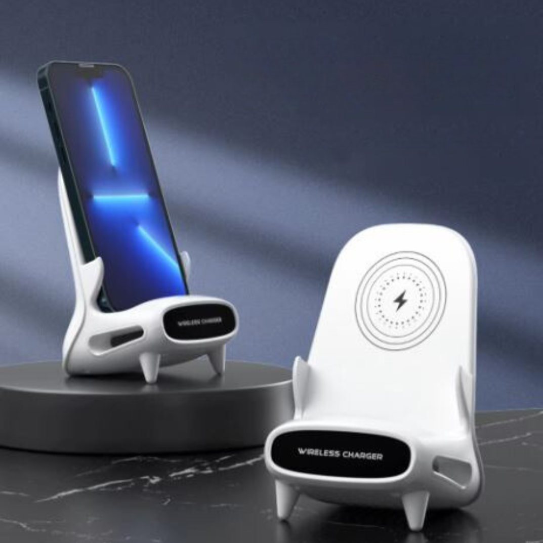 Marcatino™ ChargingChair: Mini Stoel Wireless Telefoon Snellader