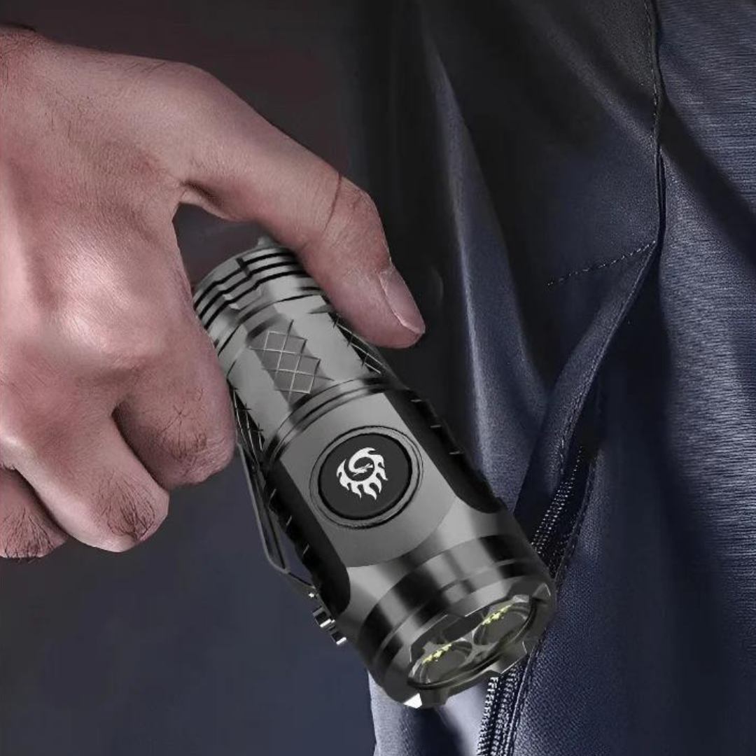 FlashlightMini 1+1 GRATIS - Mini Drieoog Super Power Zaklamp
