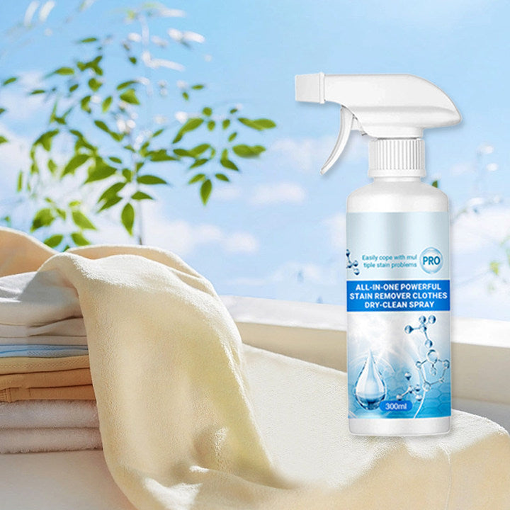 StainRemover 1+1 GRATIS: Alles-in-Eén Vlekverwijderende Kledingspray Voor Chemisch Reinigen
