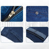 Marcatino™ MenJeans:  Rechte Pasvorm Stretch Jeans Met Hoge Taille Voor Mannen