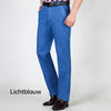 Marcatino™ MenJeans:  Rechte Pasvorm Stretch Jeans Met Hoge Taille Voor Mannen