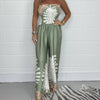 Marcatino™ | Bedrukt Ontwerp Los Strapless Jumpsuit Voor Dames