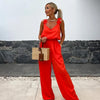 Marcatino™ | Mouwloze Jumpsuit Met Wijde Pijpen