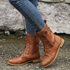 Marcatino™ WomenBoots: Dameslaarzen met Ronde Neus en Ritssluiting aan de Zijkant