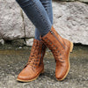 Marcatino™ WomenBoots: Dameslaarzen met Ronde Neus en Ritssluiting aan de Zijkant