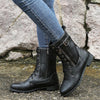 Marcatino™ WomenBoots: Dameslaarzen met Ronde Neus en Ritssluiting aan de Zijkant