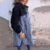 Marcatino™ | Dames Denim Lang Shirt Jasje Overjas