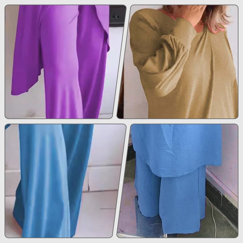 Marcatino™ ComfySet: Ultrazachte En Comfortabele Dames Top En Broek Set