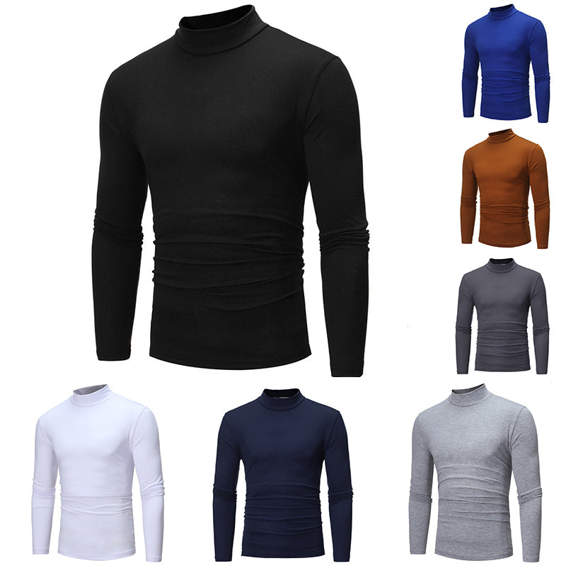 Marcatino™ | Katoenen Thermisch T-shirt met Hoge Hals