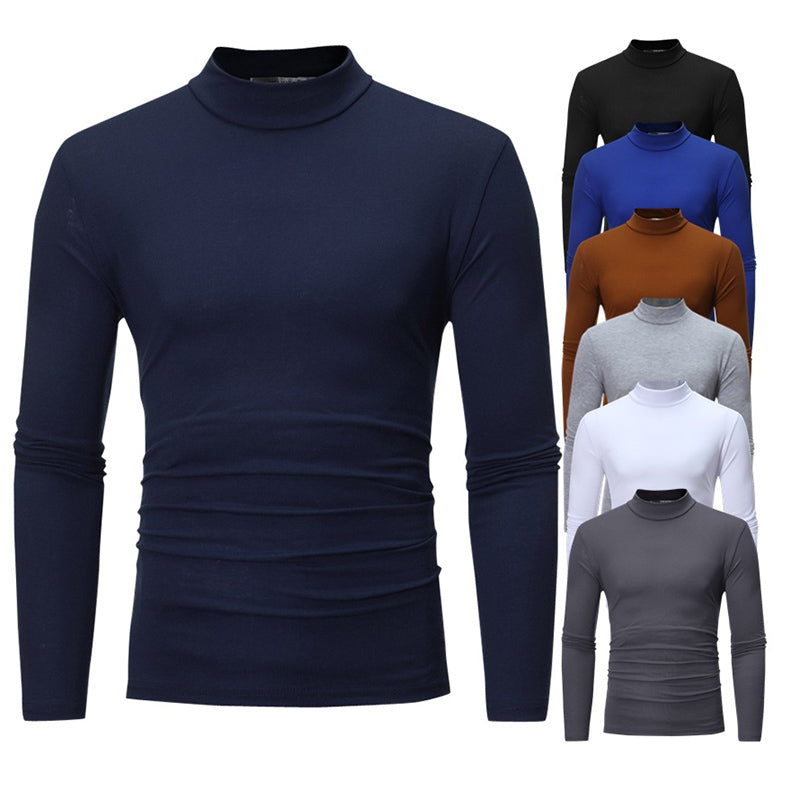 Marcatino™ | Katoenen Thermisch T-shirt met Hoge Hals