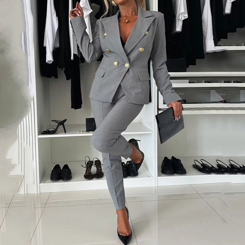 FormalSet: Elegante En Formele Set - Dames Blazer En Broekpak