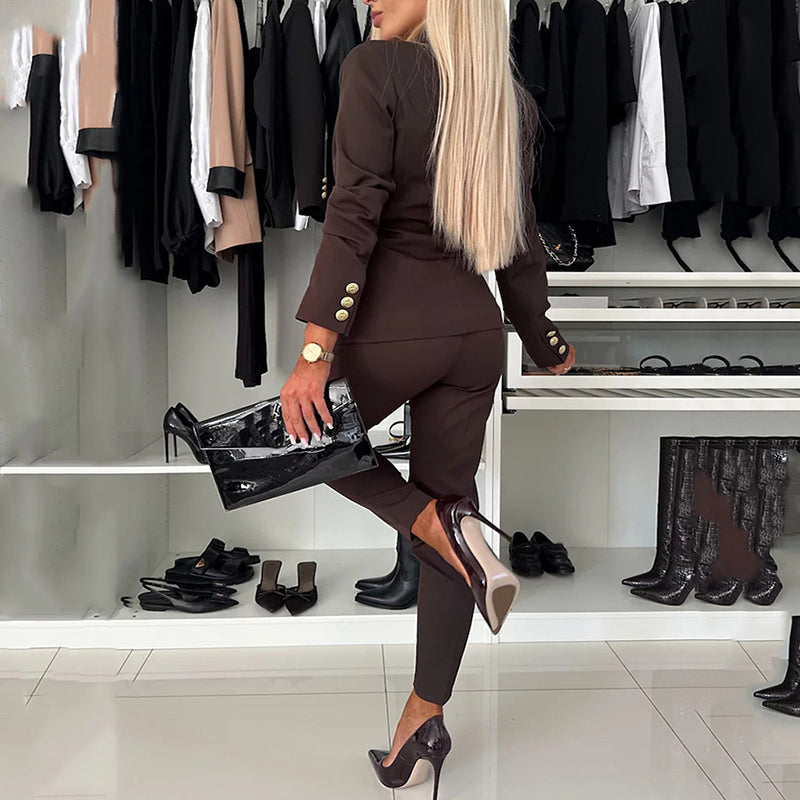 FormalSet: Elegante En Formele Set - Dames Blazer En Broekpak