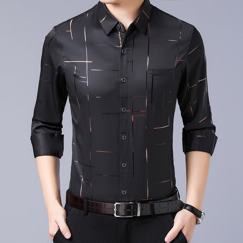 Marcatino™ AntiWrinkleShirt: Dun Strijkvrij Herenoverhemd