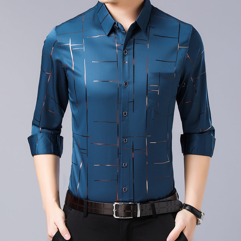 Marcatino™ AntiWrinkleShirt: Dun Strijkvrij Herenoverhemd