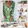 Marcatino™ | Vintage Luipaardprint Losse V-HalsLange Jurk