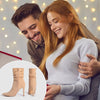 Marcatino™ | Vrouwen Puntige Teen Hoge Hak Korte Laarzen