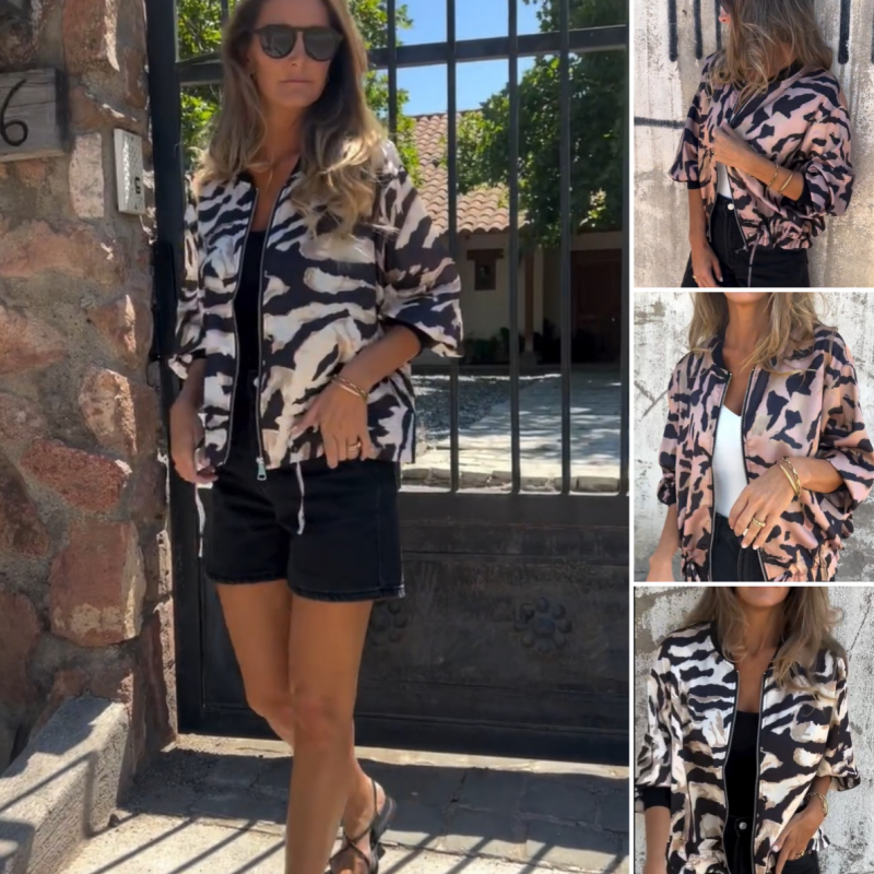 LeopardJacket: Elegant Stijlvol Leopardprint Jasje