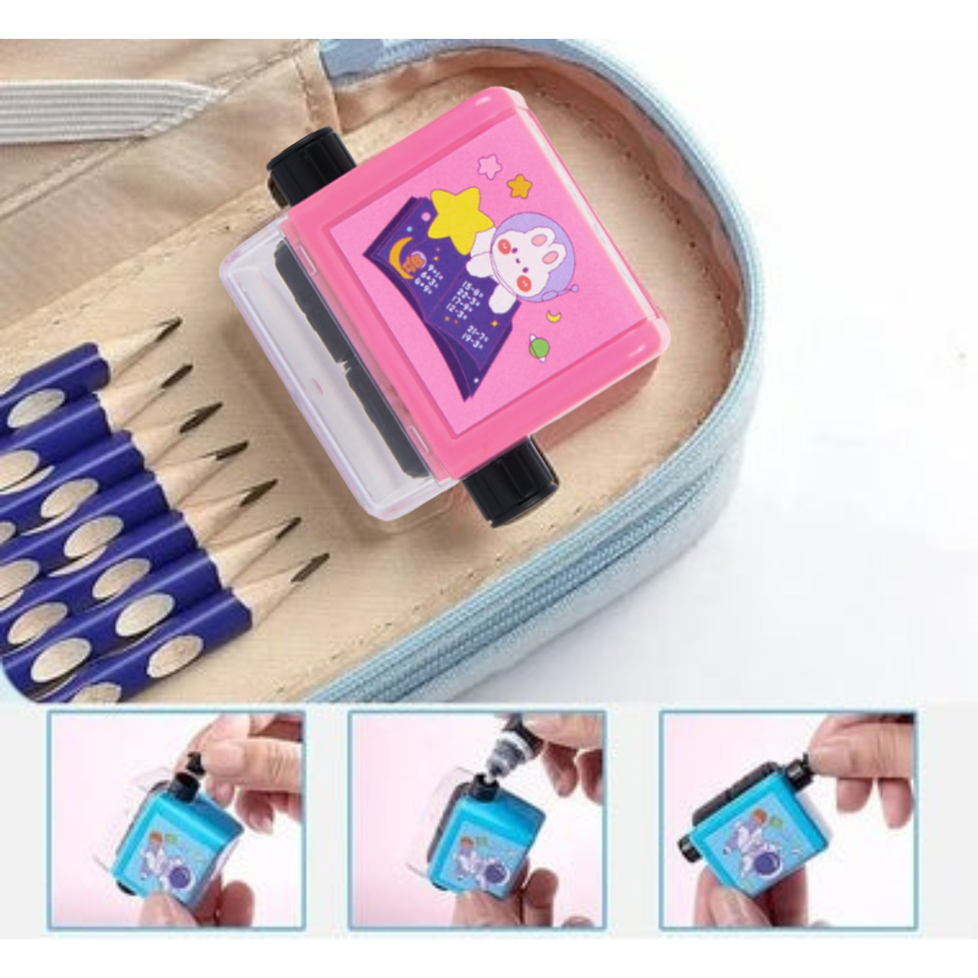 SmartMath: Wiskunde Roller Onderwijzen Stempel 4 Stuks Set