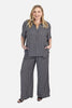 Marcatino™ Kort overhemd met knoopsluiting ZWART GINGHAM