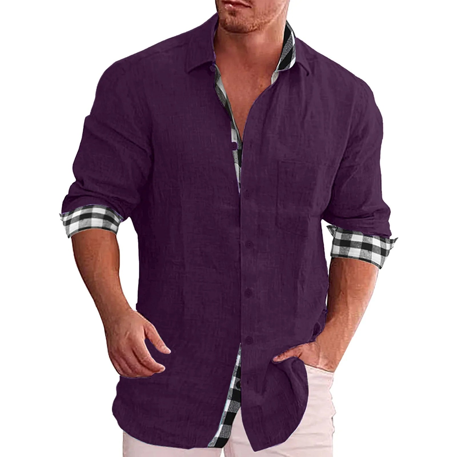 Marcatino™ | Lange Mouwen Casual Hippie Poloshirts