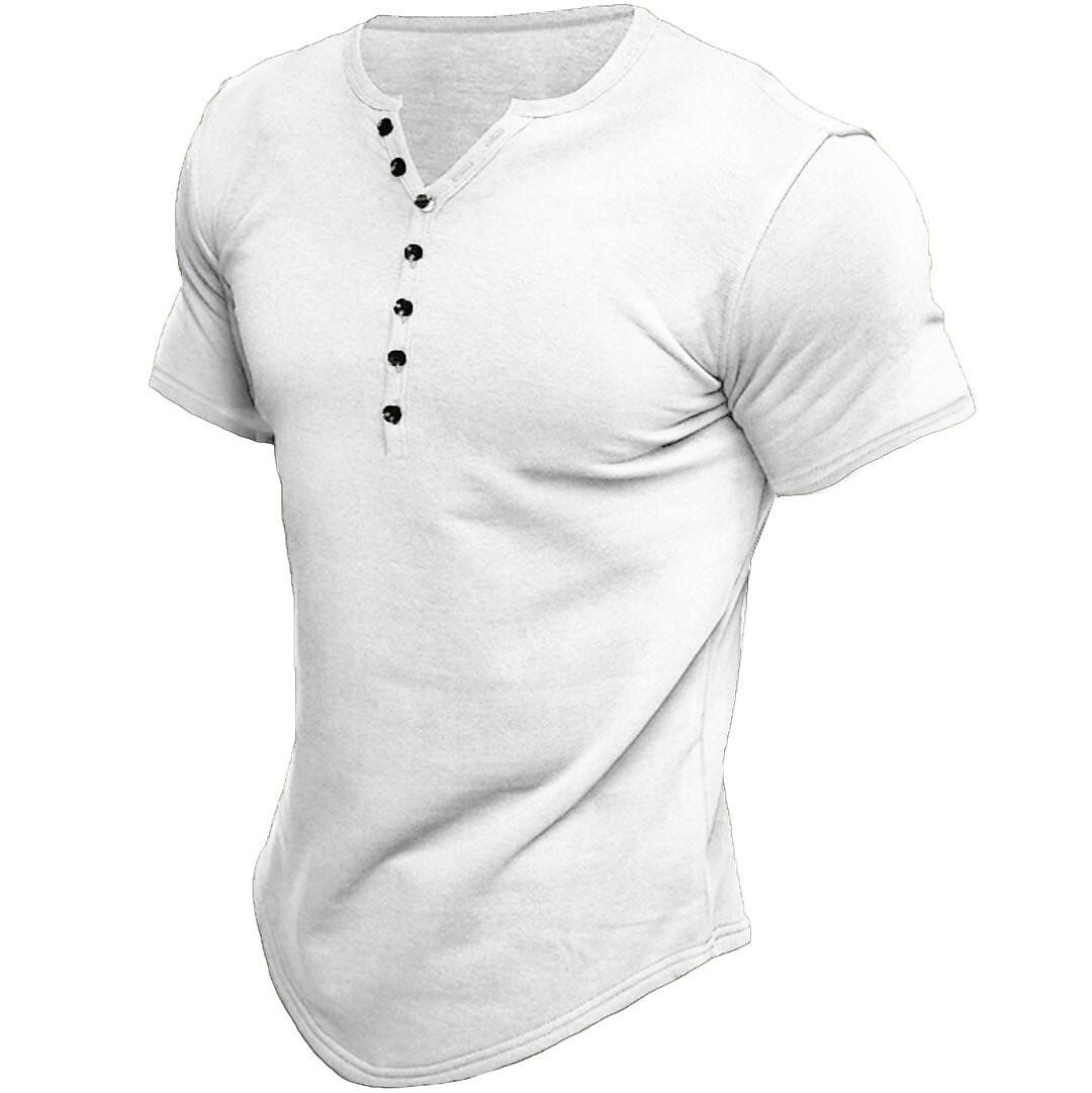 CasualT-Shirt: Casual T-shirt Met Korte Mouwen voor Mannen