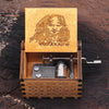 MusicBox 1+1 GRATIS - Hand Zwengel Houten Muziekdoos